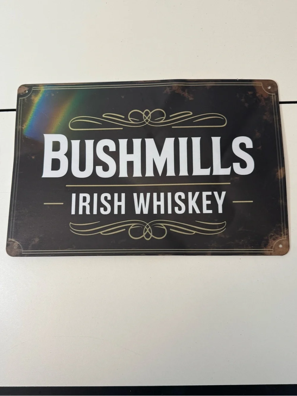 Bush mills Irish Whiskey Metal Sign